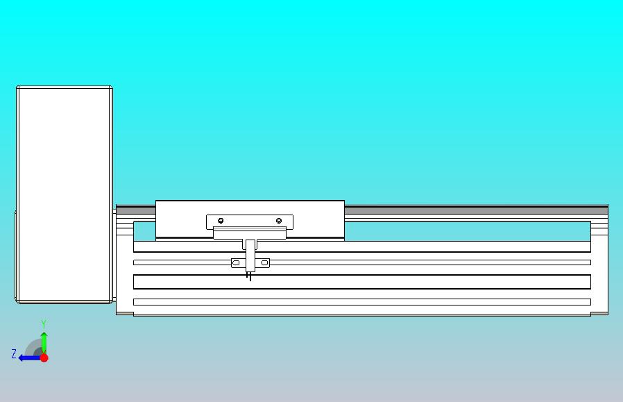 皮带直线轴半封闭可选导轨TPA-HNB-140D-120-L100-RU-Y-P40-N3