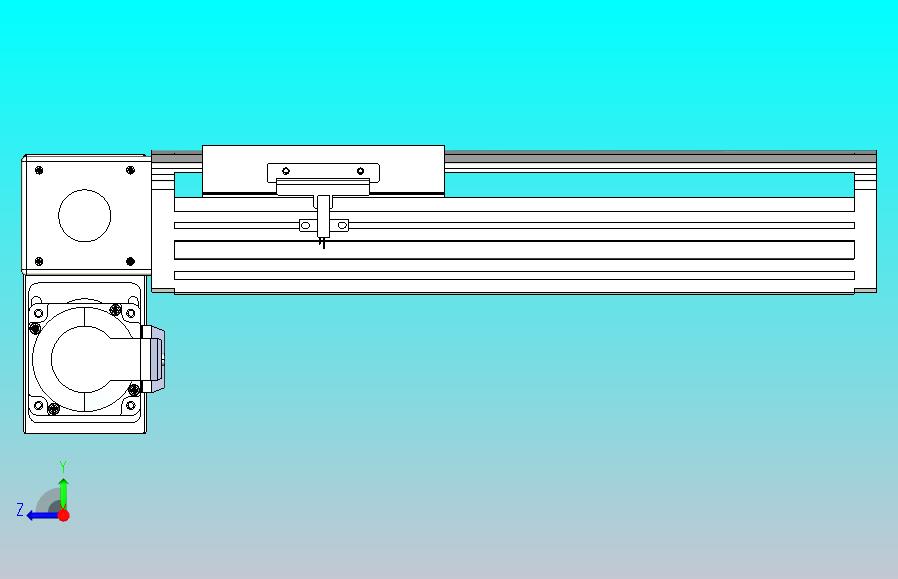 皮带直线轴半封闭可选导轨TPA-HNB-140D-120-L150-LP-Y-P40-N3