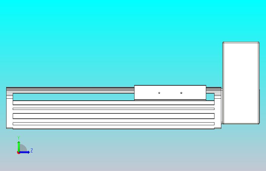 皮带直线轴半封闭可选导轨TPA-HNB-140D-120-L150-LU-Y-P40-N3