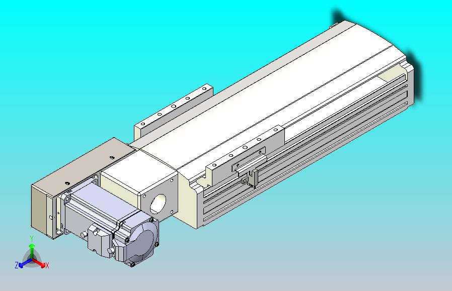皮带直线轴半封闭可选导轨TPA-HNB-140D-120-L150-ML-Y-P40-N3