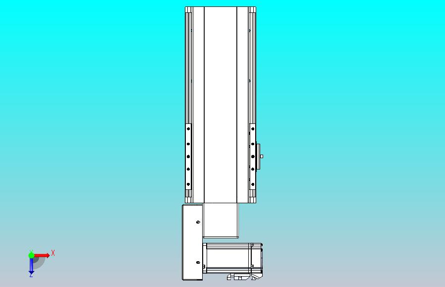 皮带直线轴半封闭可选导轨TPA-HNB-140D-120-L150-ML-Y-P40-N3