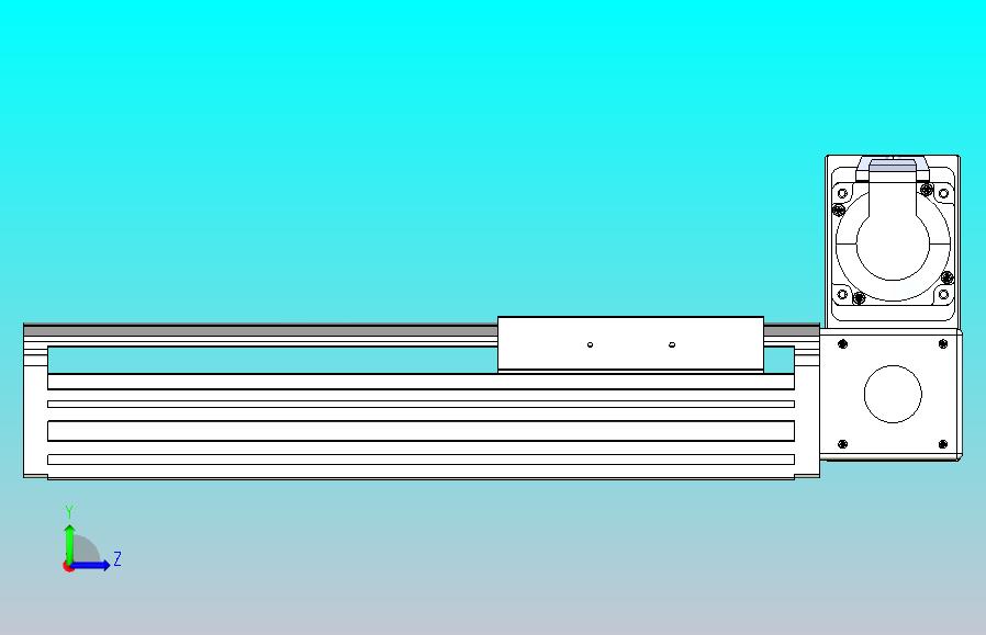 皮带直线轴半封闭可选导轨TPA-HNB-140D-120-L150-RU-C-P40-N3