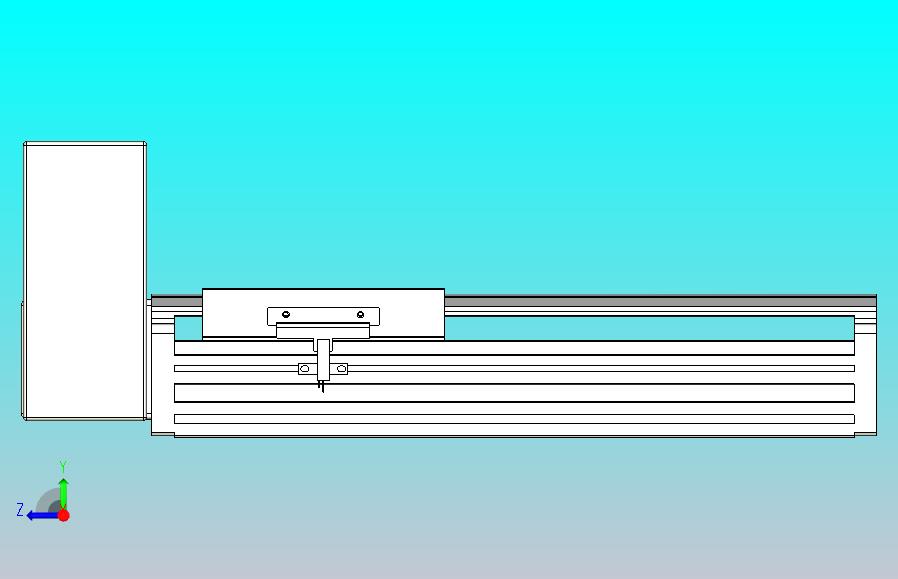 皮带直线轴半封闭可选导轨TPA-HNB-140D-120-L150-RU-Y-P40-N3