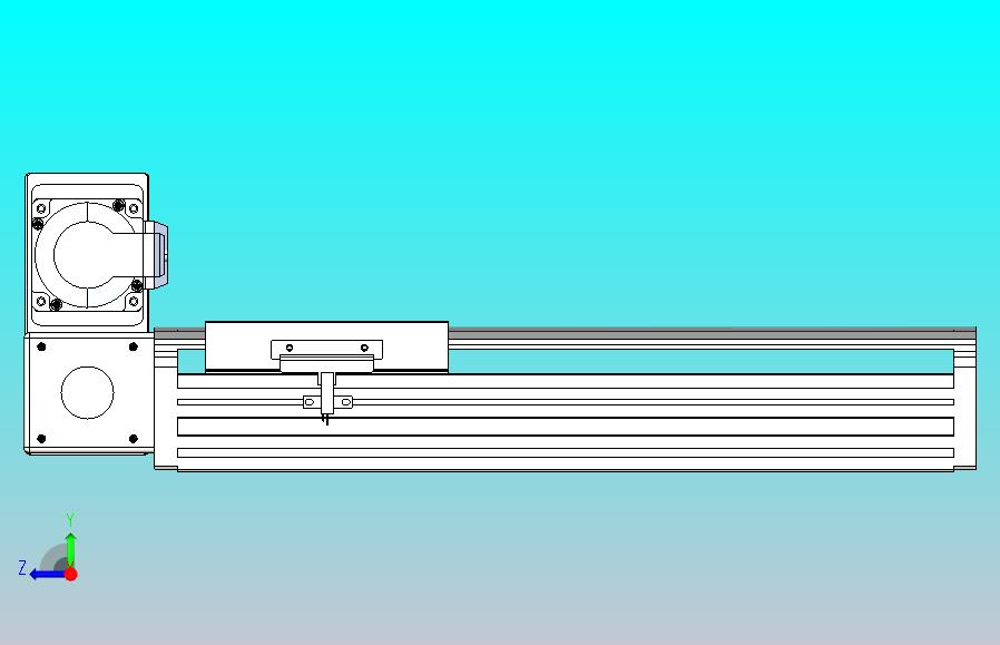 皮带直线轴半封闭可选导轨TPA-HNB-140D-120-L200-LU-C-P40-N3