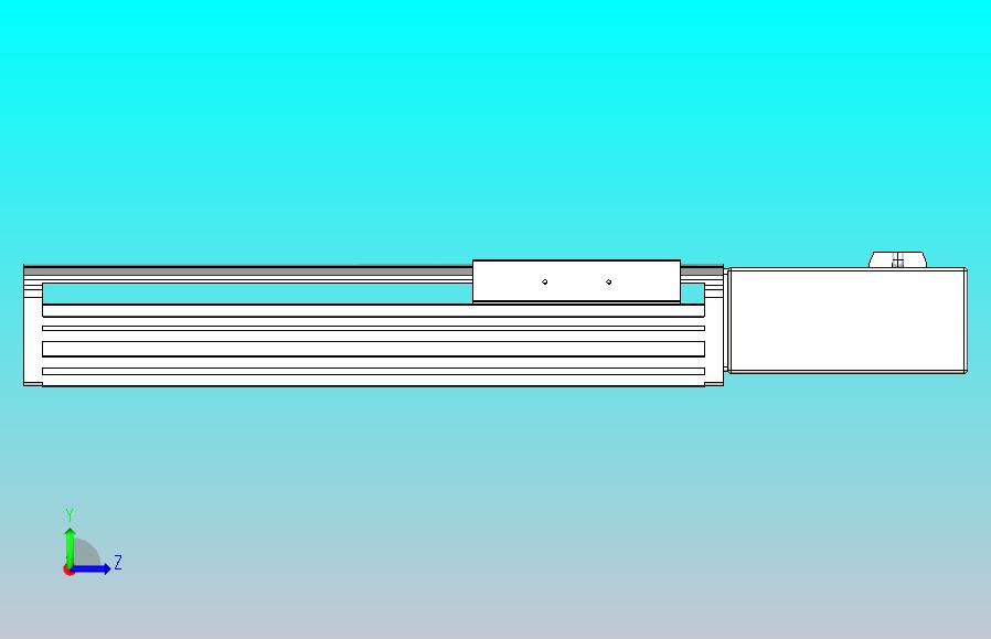 皮带直线轴半封闭可选导轨TPA-HNB-140D-120-L200-ML-Y-P40-N3