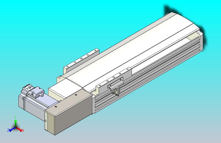 皮带直线轴半封闭可选导轨TPA-HNB-140D-120-L200-MR-C-P40-N3