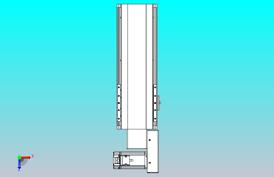 皮带直线轴半封闭可选导轨TPA-HNB-140D-120-L200-MR-Y-P40-N3