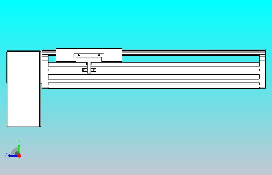 皮带直线轴半封闭可选导轨TPA-HNB-140D-120-L200-RP-Y-P40-N3