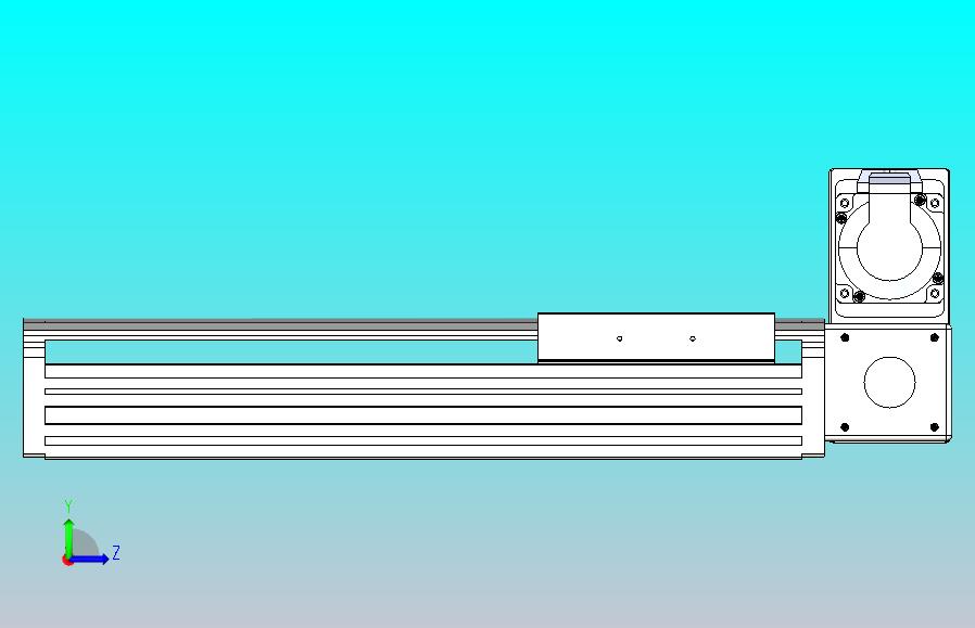 皮带直线轴半封闭可选导轨TPA-HNB-140D-120-L200-RU-C-P40-N3