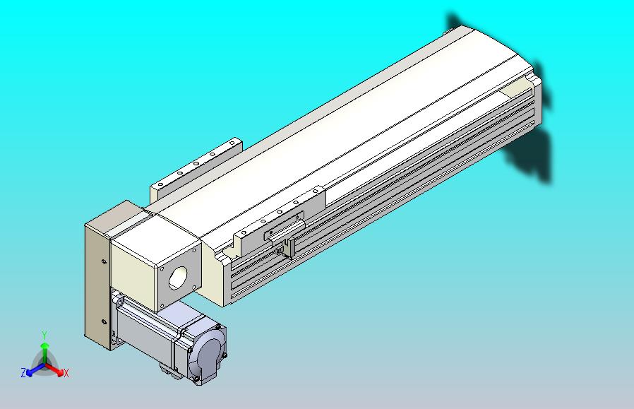 皮带直线轴半封闭可选导轨TPA-HNB-140D-120-L250-LP-C-P40-N3