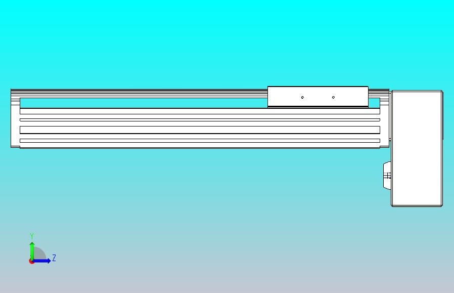 皮带直线轴半封闭可选导轨TPA-HNB-140D-120-L250-LP-Y-P40-N3