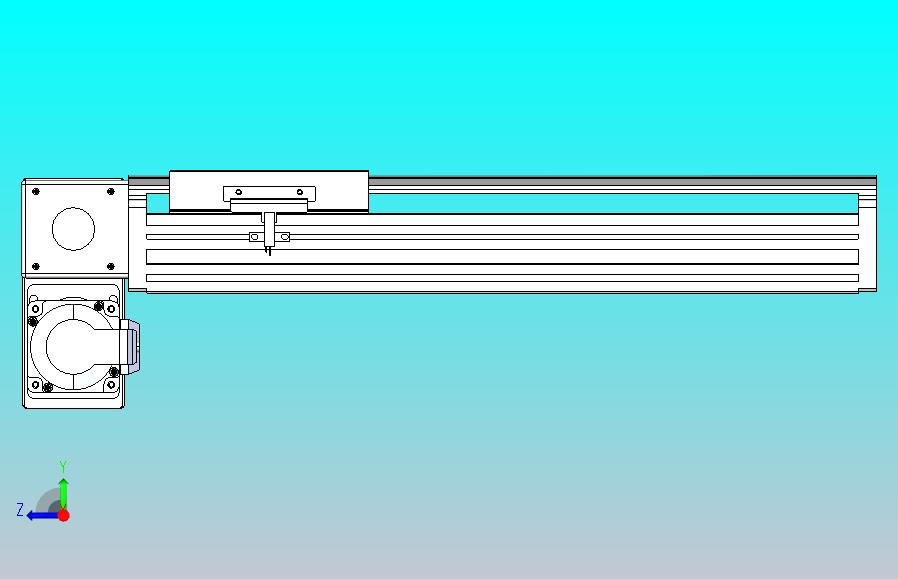 皮带直线轴半封闭可选导轨TPA-HNB-140D-120-L250-LP-Y-P40-N3