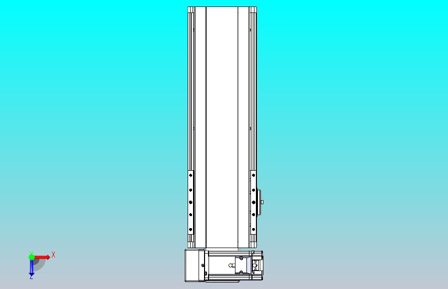 皮带直线轴半封闭可选导轨TPA-HNB-140D-120-L250-LU-Y-P40-N3