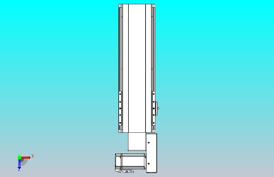 皮带直线轴半封闭可选导轨TPA-HNB-140D-120-L250-MR-Y-P40-N3
