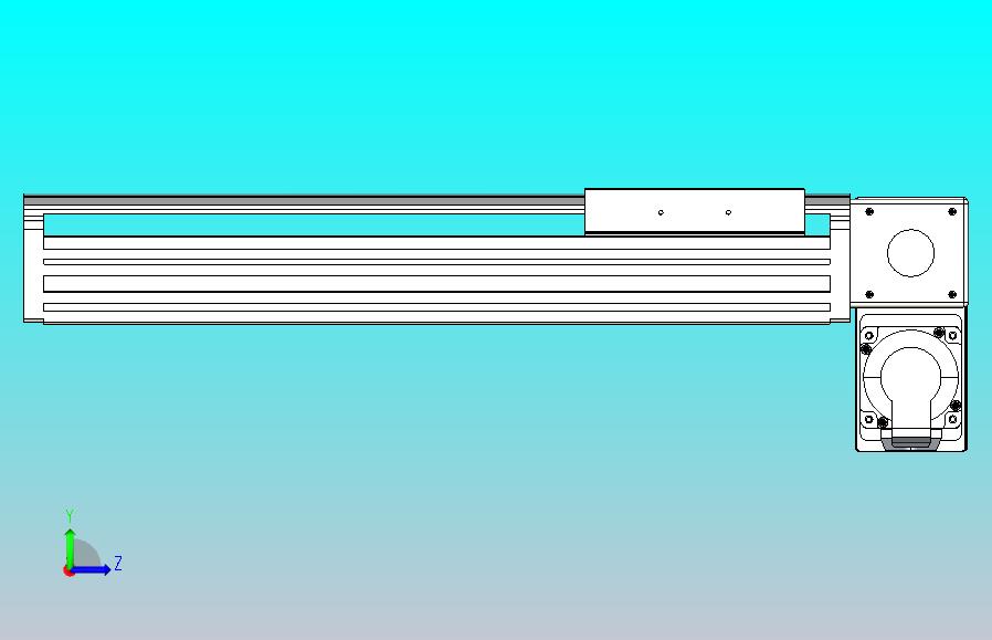 皮带直线轴半封闭可选导轨TPA-HNB-140D-120-L250-RP-C-P40-N3