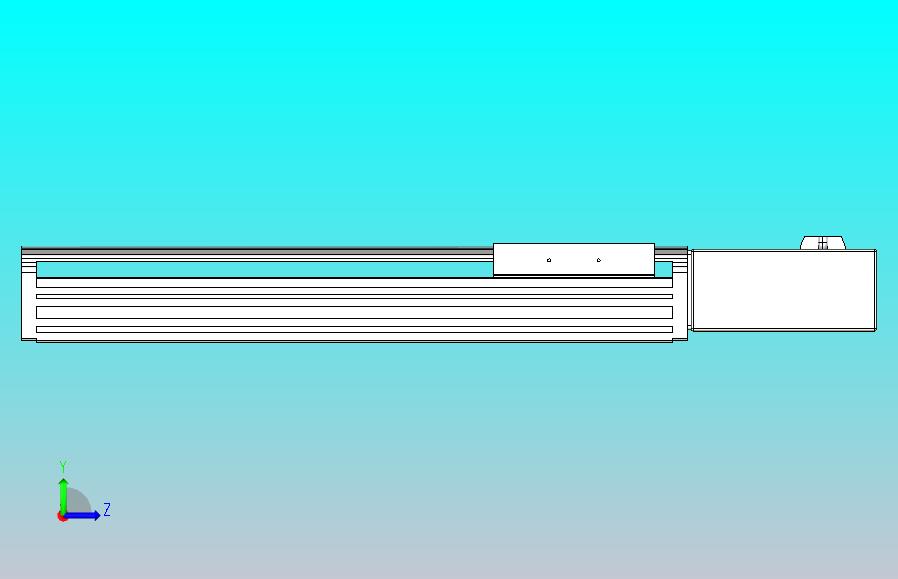 皮带直线轴半封闭可选导轨TPA-HNB-140D-120-L300-ML-Y-P40-N3