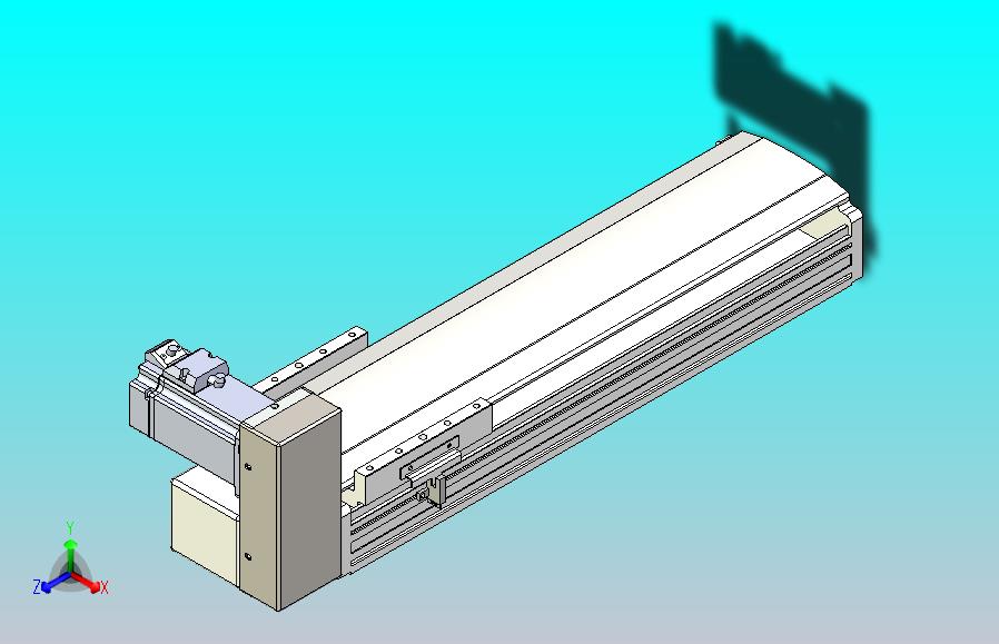 皮带直线轴半封闭可选导轨TPA-HNB-140D-120-L300-RU-C-P40-N3
