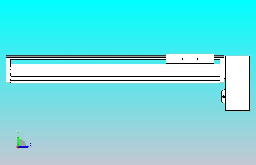 皮带直线轴半封闭可选导轨TPA-HNB-140D-120-L350-LP-Y-P40-N3