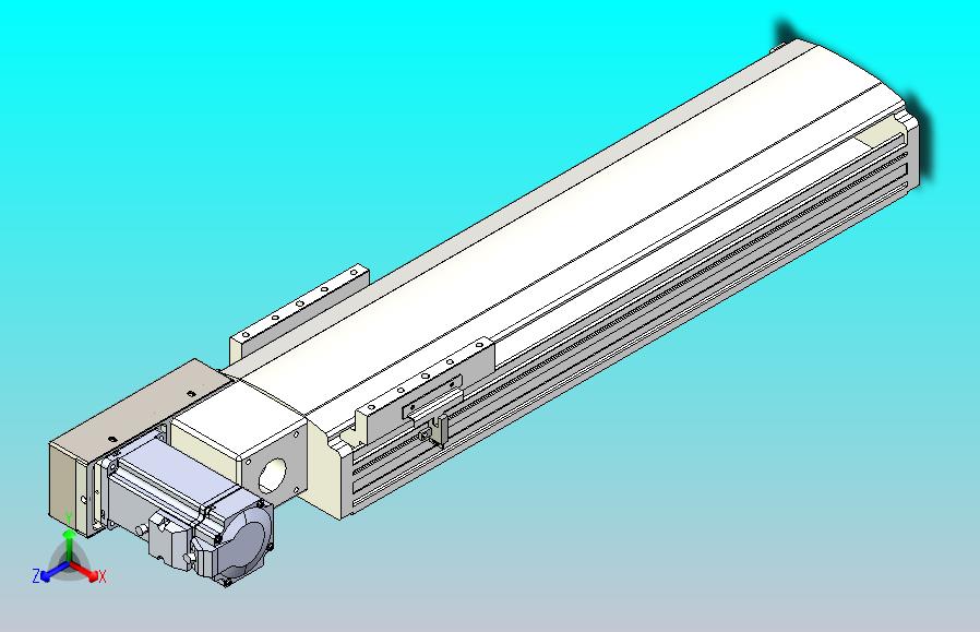 皮带直线轴半封闭可选导轨TPA-HNB-140D-120-L350-ML-C-P40-N3