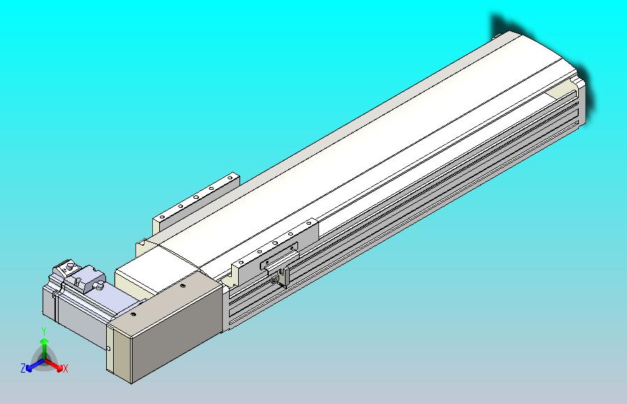 皮带直线轴半封闭可选导轨TPA-HNB-140D-120-L350-MR-C-P40-N3