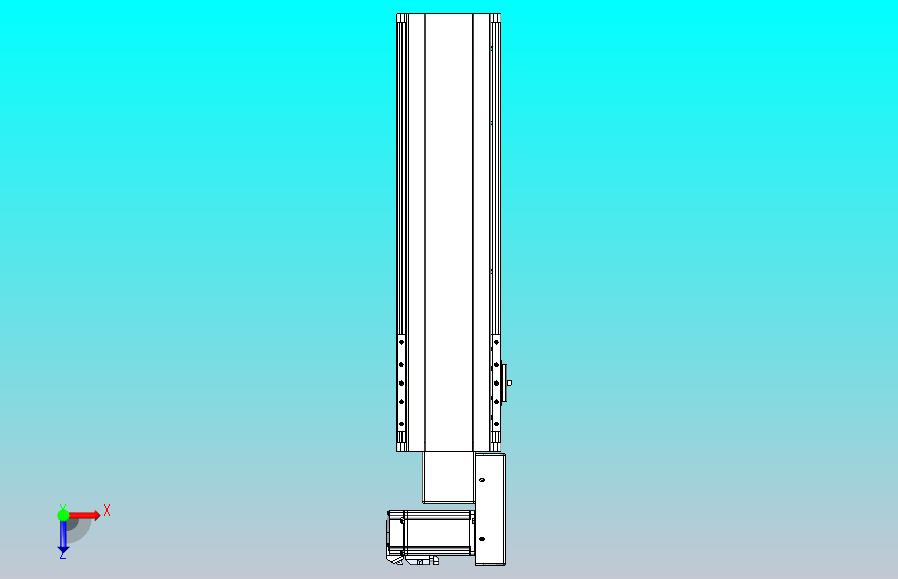 皮带直线轴半封闭可选导轨TPA-HNB-140D-120-L350-MR-Y-P40-N3