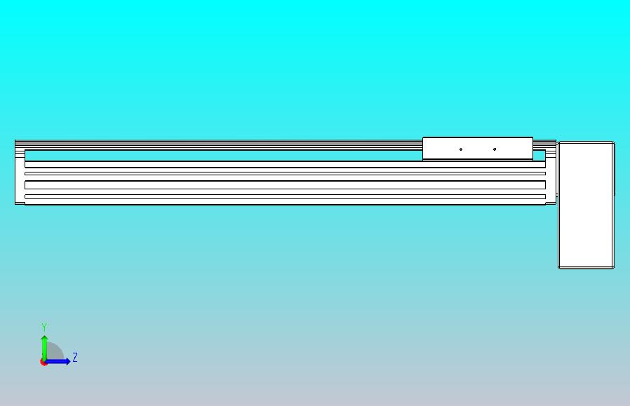 皮带直线轴半封闭可选导轨TPA-HNB-140D-120-L400-LP-Y-P40-N3