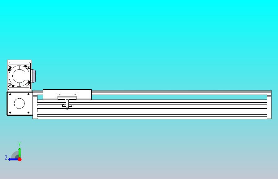 皮带直线轴半封闭可选导轨TPA-HNB-140D-120-L400-LU-C-P40-N3