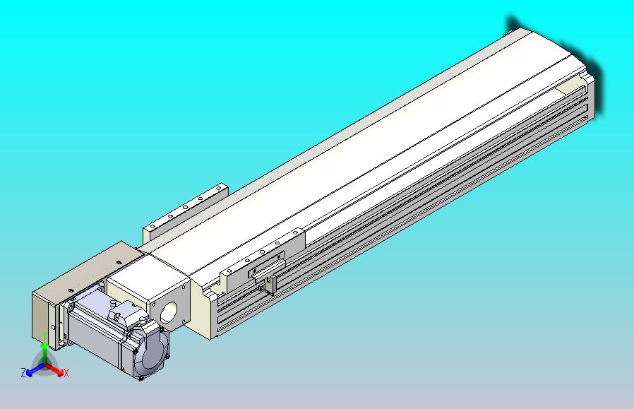 皮带直线轴半封闭可选导轨TPA-HNB-140D-120-L400-ML-Y-P40-N3