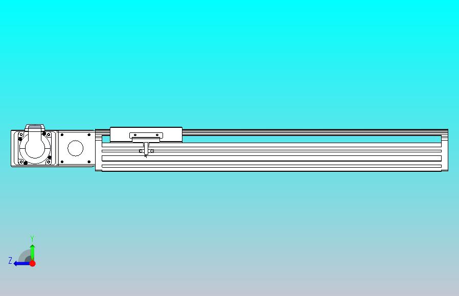 皮带直线轴半封闭可选导轨TPA-HNB-140D-120-L400-ML-Y-P40-N3