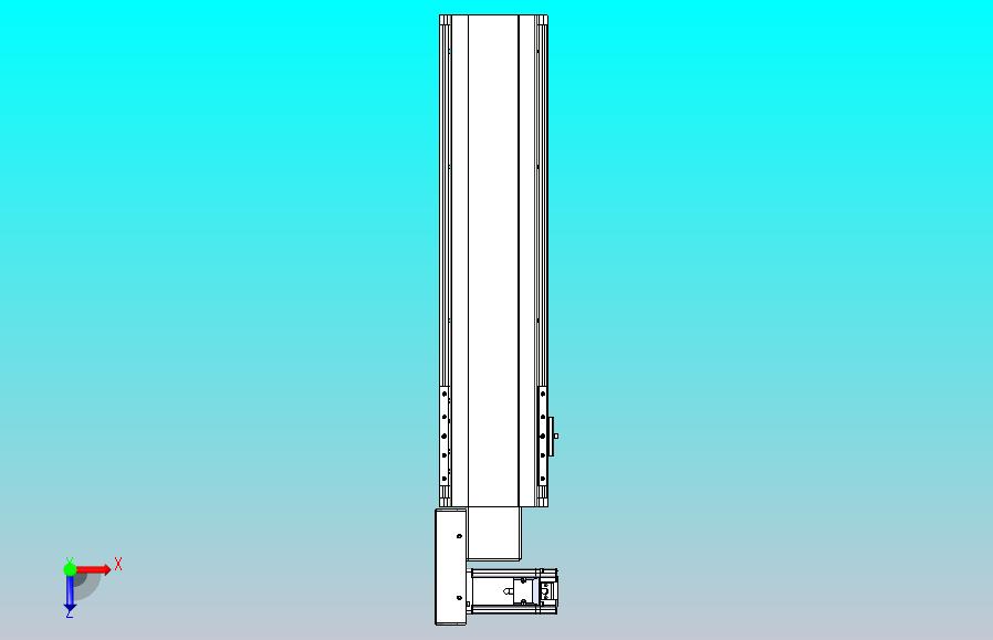 皮带直线轴半封闭可选导轨TPA-HNB-140D-120-L400-ML-Y-P40-N3
