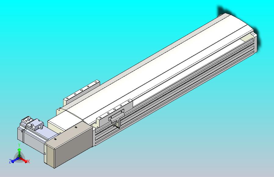 皮带直线轴半封闭可选导轨TPA-HNB-140D-120-L400-MR-C-P40-N3