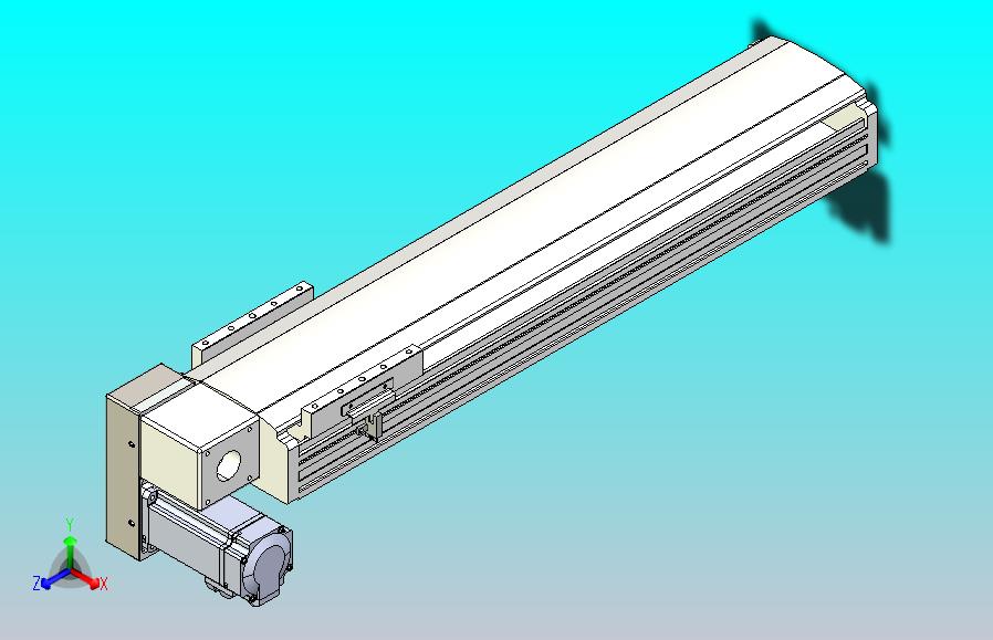 皮带直线轴半封闭可选导轨TPA-HNB-140D-120-L450-LP-C-P40-N3