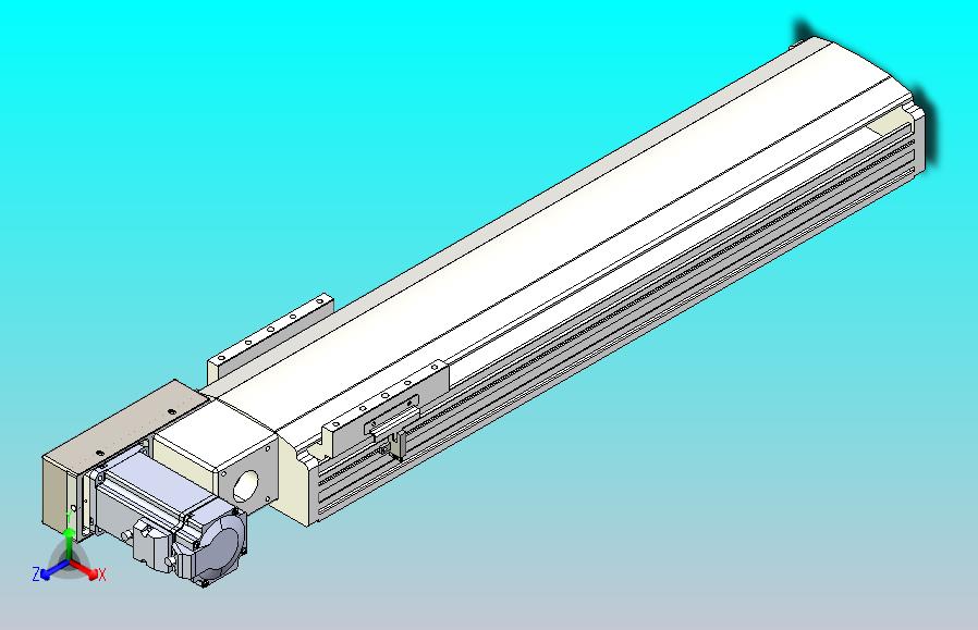 皮带直线轴半封闭可选导轨TPA-HNB-140D-120-L450-ML-C-P40-N3
