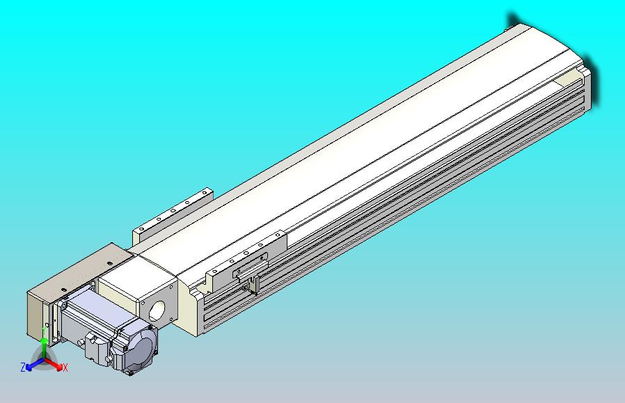 皮带直线轴半封闭可选导轨TPA-HNB-140D-120-L450-ML-C-P40-N3