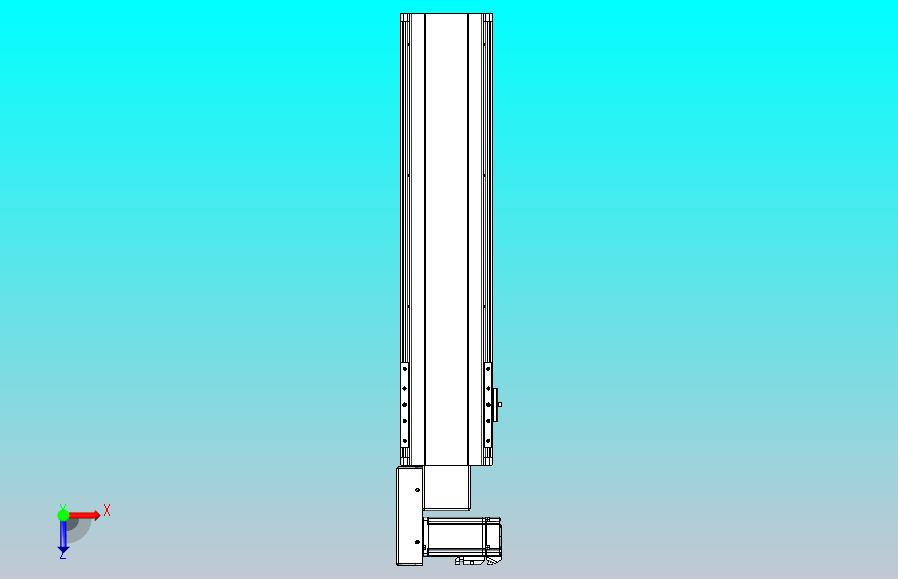 皮带直线轴半封闭可选导轨TPA-HNB-140D-120-L450-ML-Y-P40-N3