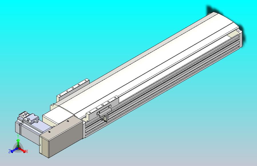 皮带直线轴半封闭可选导轨TPA-HNB-140D-120-L450-MR-C-P40-N3