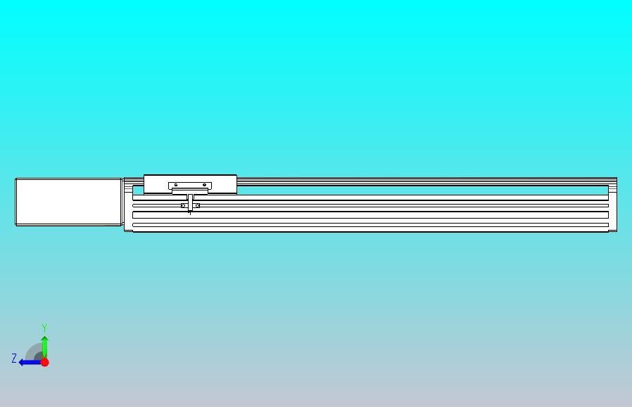 皮带直线轴半封闭可选导轨TPA-HNB-140D-120-L450-MR-Y-P40-N3