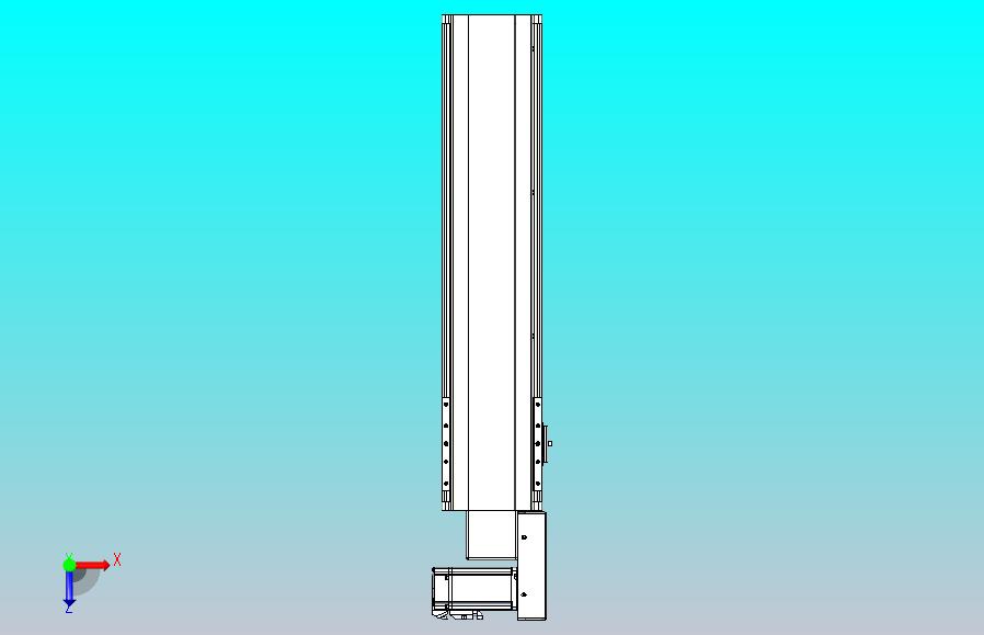 皮带直线轴半封闭可选导轨TPA-HNB-140D-120-L450-MR-Y-P40-N3
