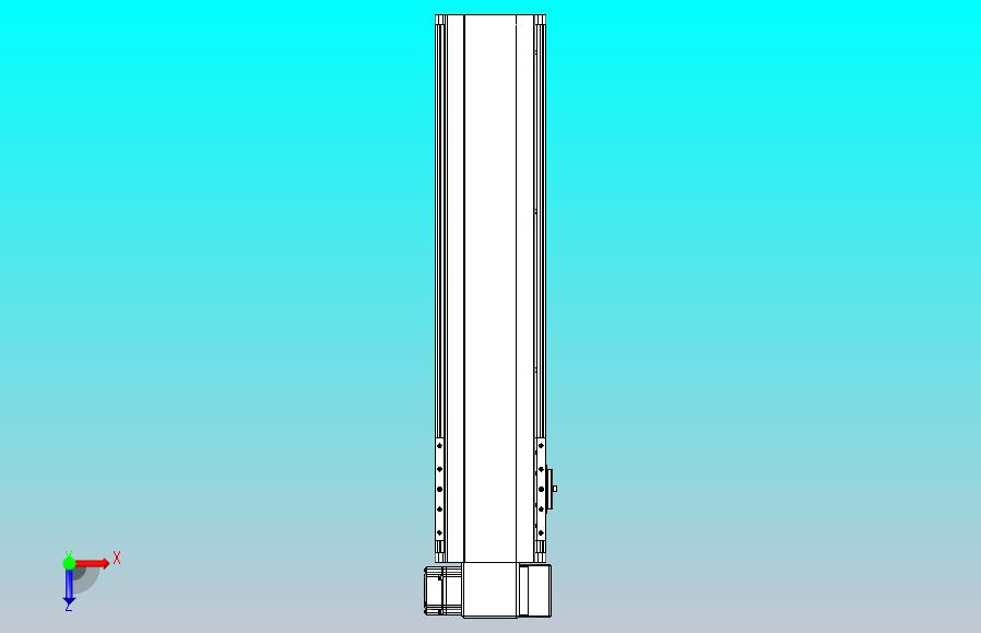 皮带直线轴半封闭可选导轨TPA-HNB-140D-120-L450-RP-Y-P40-N3