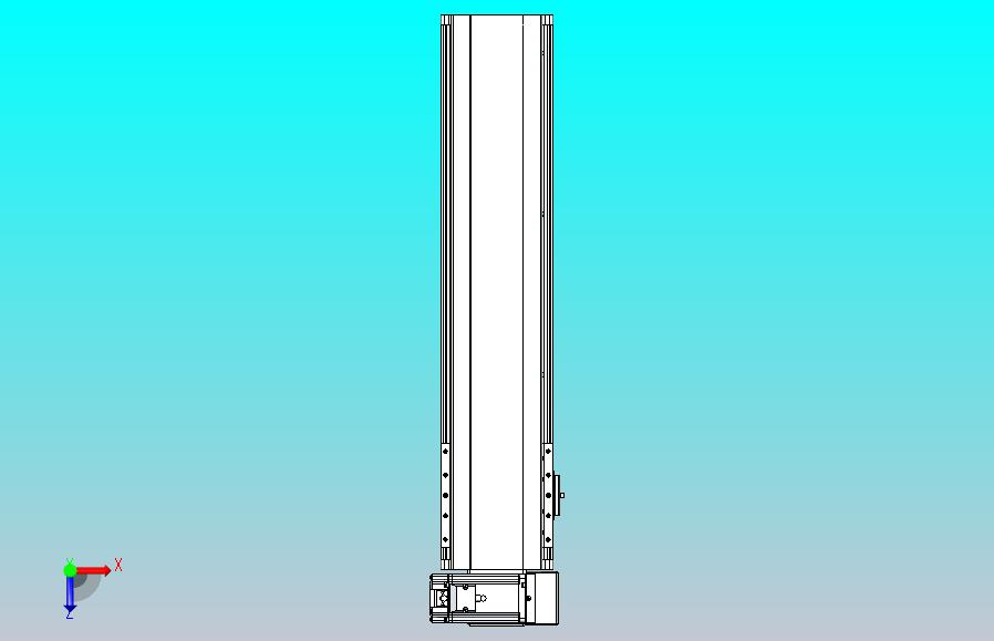 皮带直线轴半封闭可选导轨TPA-HNB-140D-120-L450-RU-Y-P40-N3