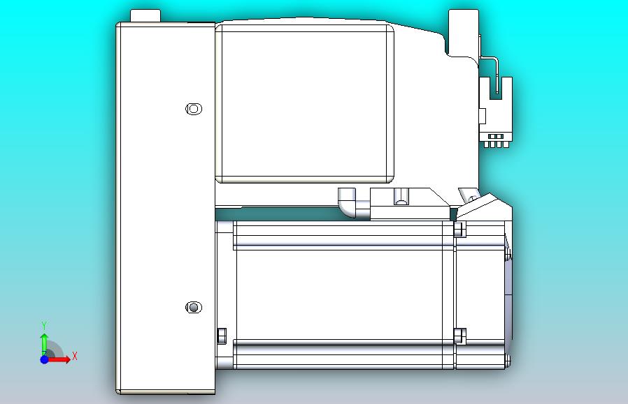 皮带直线轴半封闭可选导轨TPA-HNB-140D-120-L500-LP-Y-P40-N3
