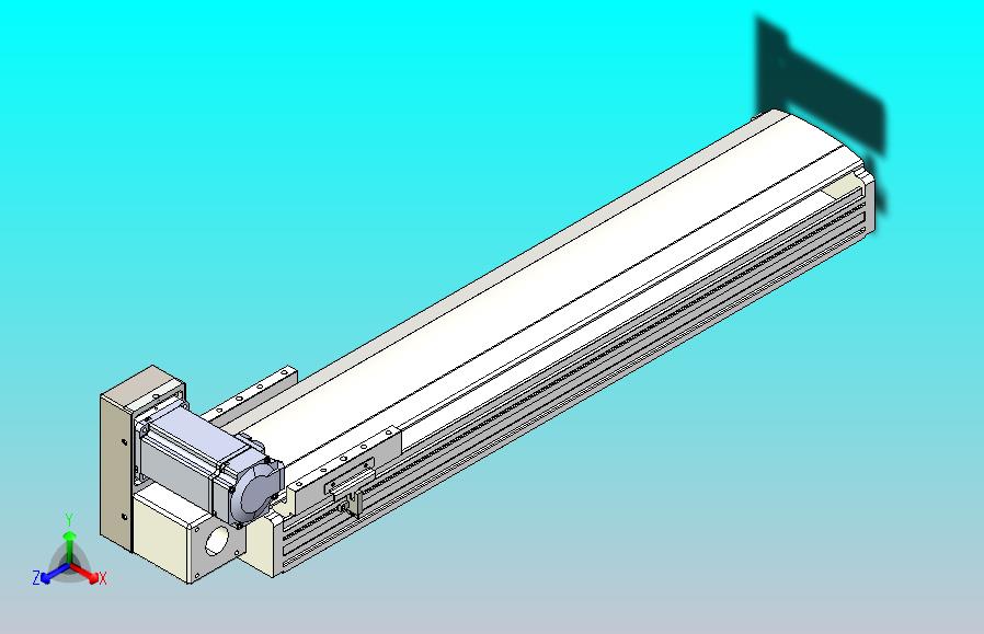 皮带直线轴半封闭可选导轨TPA-HNB-140D-120-L500-LU-C-P40-N3