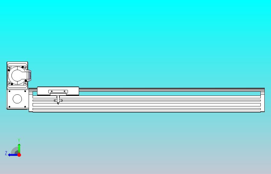 皮带直线轴半封闭可选导轨TPA-HNB-140D-120-L500-LU-Y-P40-N3