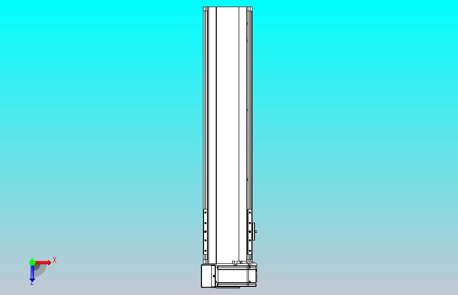 皮带直线轴半封闭可选导轨TPA-HNB-140D-120-L500-LU-Y-P40-N3