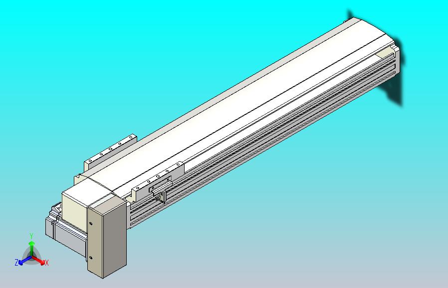 皮带直线轴半封闭可选导轨TPA-HNB-140D-120-L500-RP-C-P40-N3