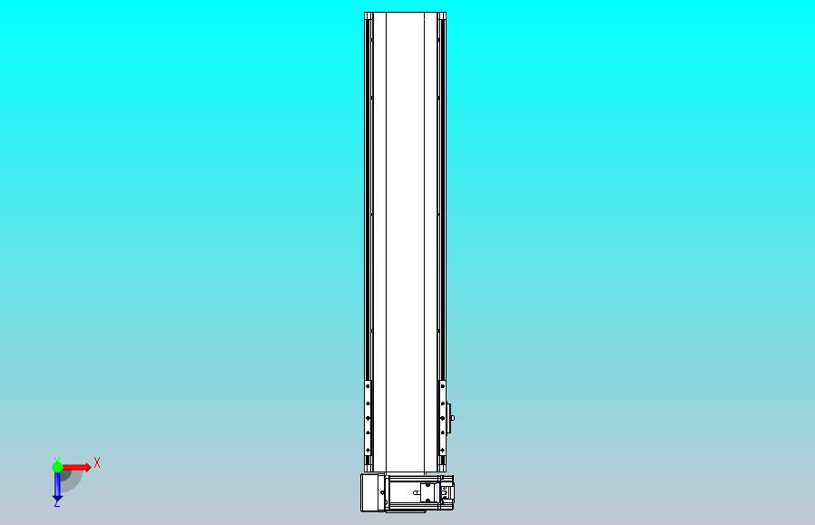 皮带直线轴半封闭可选导轨TPA-HNB-140D-120-L550-LU-Y-P40-N3