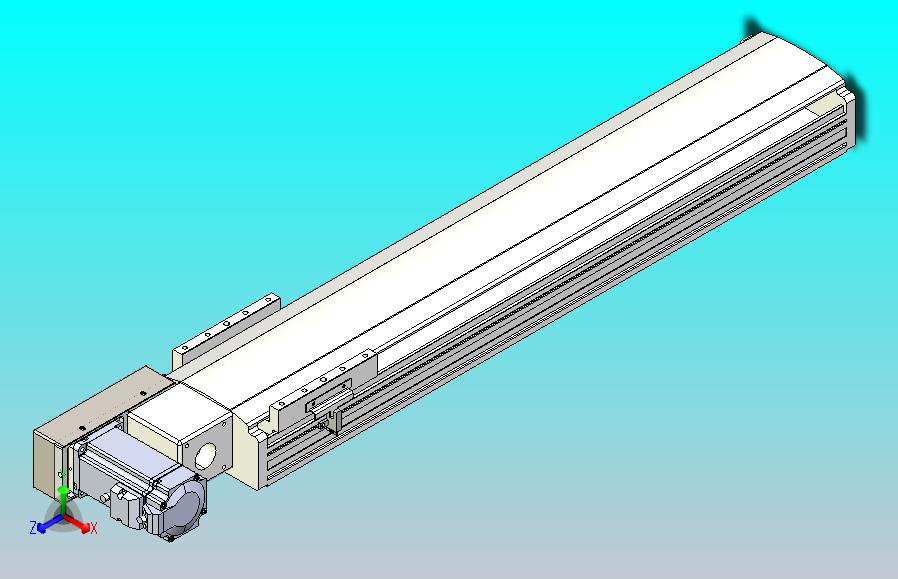 皮带直线轴半封闭可选导轨TPA-HNB-140D-120-L550-ML-Y-P40-N3