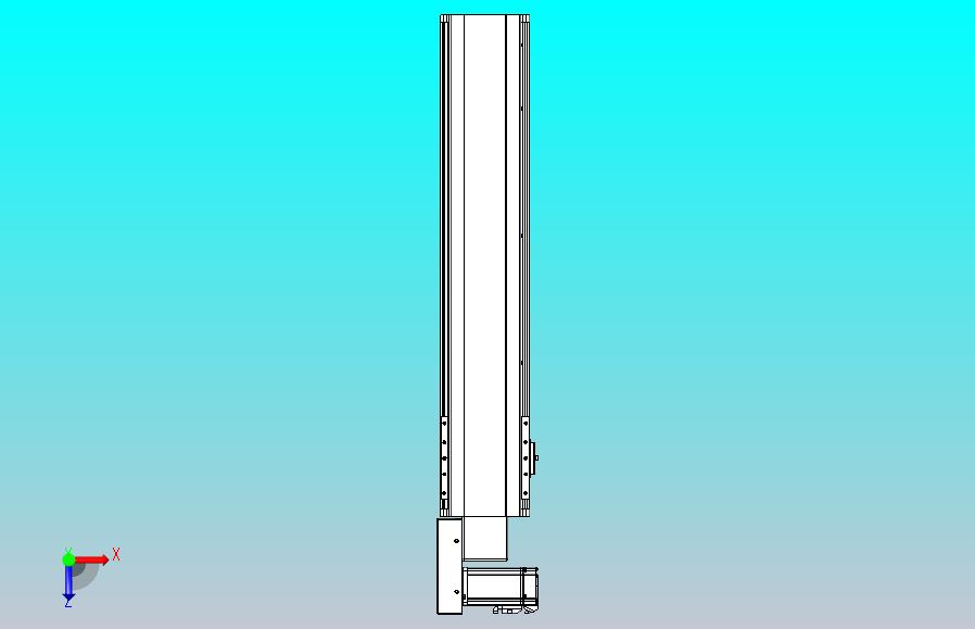 皮带直线轴半封闭可选导轨TPA-HNB-140D-120-L550-ML-Y-P40-N3