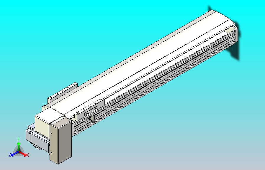 皮带直线轴半封闭可选导轨TPA-HNB-140D-120-L550-RP-C-P40-N3