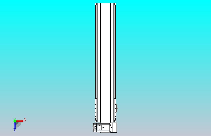 皮带直线轴半封闭可选导轨TPA-HNB-140D-120-L550-RU-Y-P40-N3